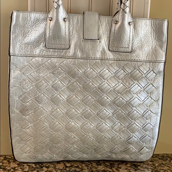 COACH LEGACY THOMPSON Woven Metallic Tote 11988 - Picture 2 of 4